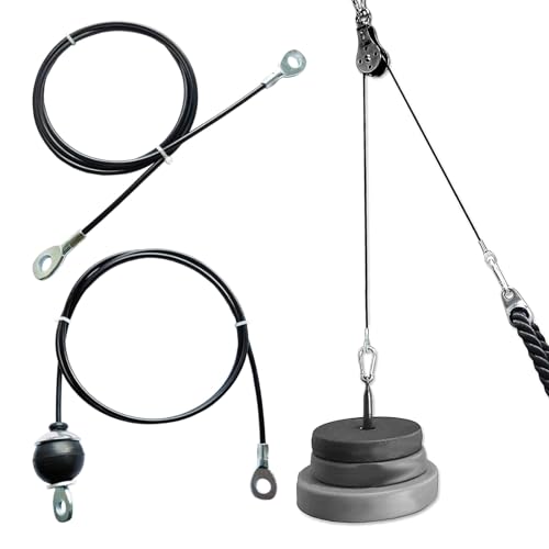 LIUTIAOP Cable de polea de fitness, cable resistente, cable de alambre de acero, accesorios de polea para gimnasio, poleas de maquinaria, accesorios de maquinaria