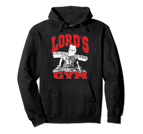 Lords Gym - El pecado del mundo Jesús Sudadera con Capucha