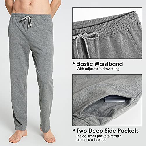 MaaMgic Pantalones de Yoga Pantalones Casuales elásticos Transpirables para Hombres Pantalones de Pijama en el Gimnasio