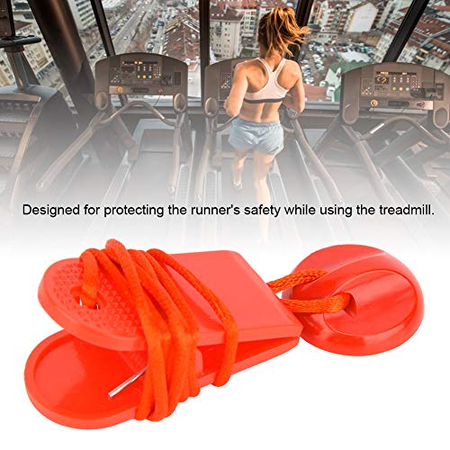 MAGT Treadmill Lock, 1Pc Universal Sports Running Machine Safety Safe Key Treadmill Magnetic Security Round Switch Lock Fitness para la mayoría de Las Cintas para Correr Red(S)