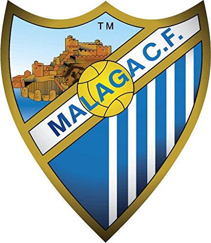 Malaga CF Spain Soccer Football Alta Calidad De Coche De Parachoques Etiqueta Engomada 12 x 12 cm