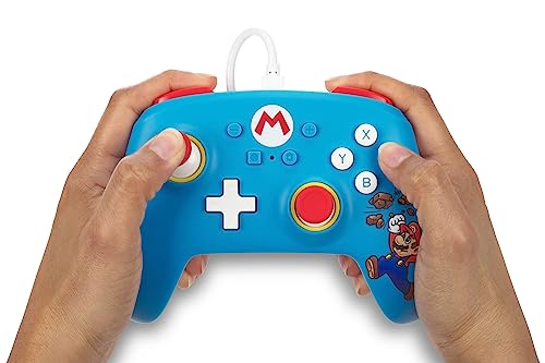Mando con cable PowerA para Nintendo Switch - Mario rompe ladrillos