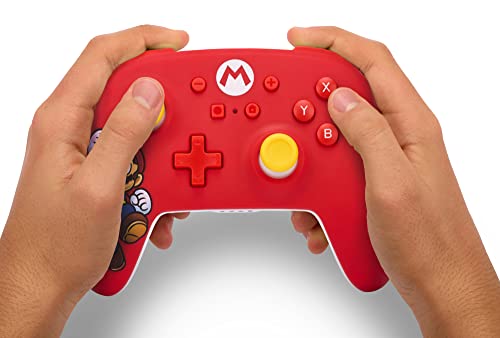 Mando inalámbrico mejorado PowerA para Nintendo Switch- Mario Joy