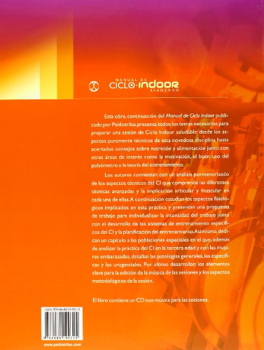 Manual de ciclo indoor avanzado. (Color- Libro+CD) (Deportes)