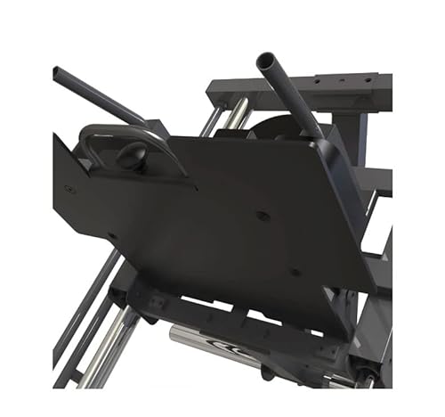 Máquina de sentadillas y prensa de piernas ION Fitness - Fácil acceso - Ejercicios de Prensa y Sentadilla hack - Compatible con discos olímpicos - Soporta hasta 200kg de carga.