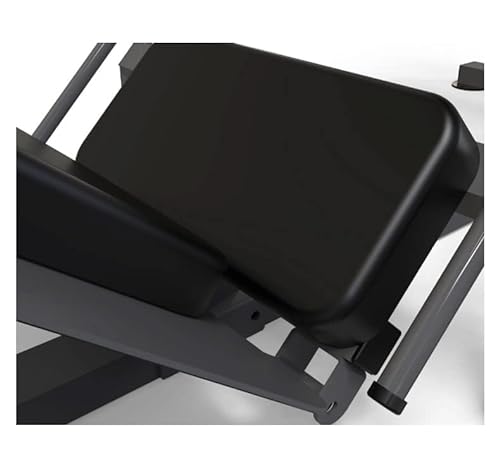 Máquina de sentadillas y prensa de piernas ION Fitness - Fácil acceso - Ejercicios de Prensa y Sentadilla hack - Compatible con discos olímpicos - Soporta hasta 200kg de carga.