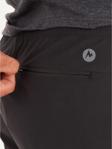 Marmot M12588 Pantalón Corto Funcional Transpirable de Entrenamiento de Secado rápido, Elástico para Escalada, Black, XL