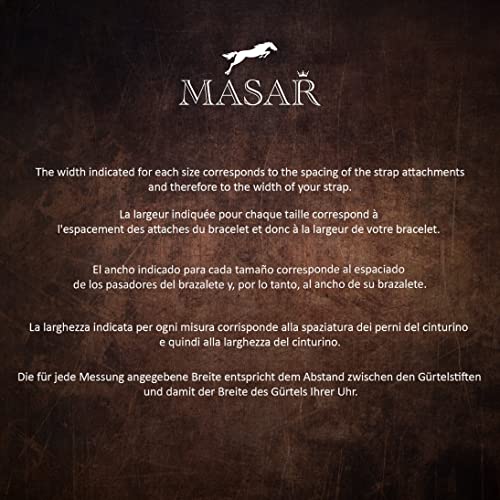 masar Premium - Barras de resorte para reloj, Quick Release Xsa Ø 1,8 mm Inox - 0,8 mm 4 Pcs, 22mm