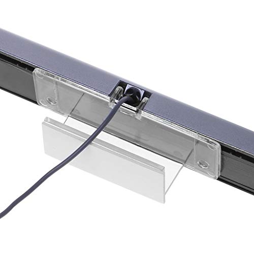 Max-Tonsen Wii Receptor con Cable Interfaz USB Rayo infrarrojo con Cable Sensor Remoto Barra Receptor Inductor Compatible con Accesorios de Juego Remoto Wii-Negro
