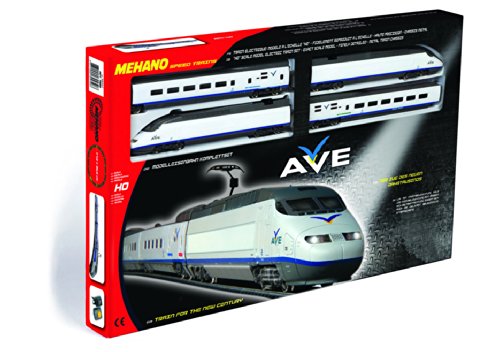 Mehano Ave tren-juguete de modelismo ferroviario, color blanco y azul, h0 (MEHANOT682)