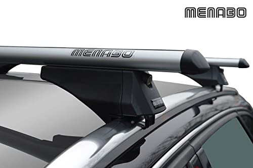 MENABO Barras de techo de aluminio para Mercedes GLA de 2014 a 2020, con barras longitudinales.