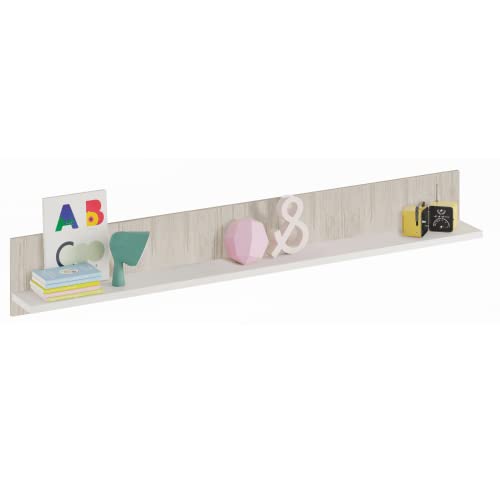 Miroytengo Pack Muebles Habitación Infantil/Juvenil Completa Elliot en Color Blanco (Cama Nido+Estantería+Armario+Somieres 90x190 cm)