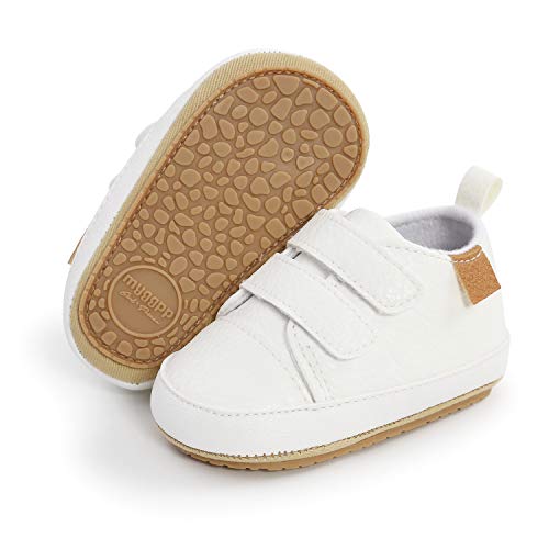 MK MATT KEELY Zapatos Bebé Niña Niños Primeros Pasos Zapatillas Antideslizantes de Cuero Suave de PU 6-12 Meses