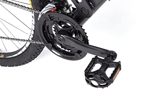 Moma Bikes Bicicleta Montaña Equinox5.0 29", Aluminio, SHIMANO 24v, Doble Freno Disco, Doble Suspensión (Varias Tallas)