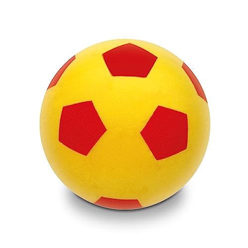 Mondo Toys - SOFT FOOTBALL 200 - Pelota esponja diámetro 20 cm - 1 pelota en esponja suave - colores variados - 07852