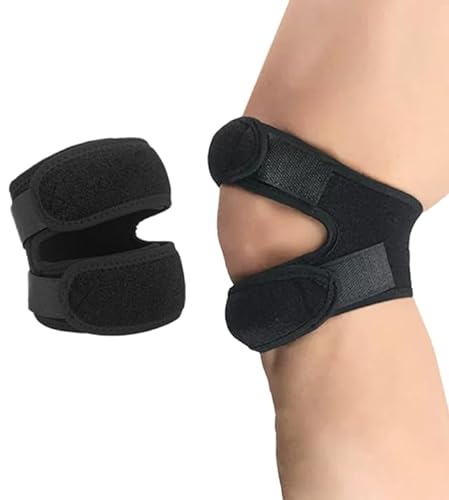 MUNSKT regula el tendón patelar y el stent de doble banda de soporte de rodilla para el tratamiento del dolor articular, la artritis, las lesiones de ligamentos desgarrados en hombres y mujeres