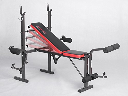 NeoSport NS-201 - Banco de entrenamiento para pesas