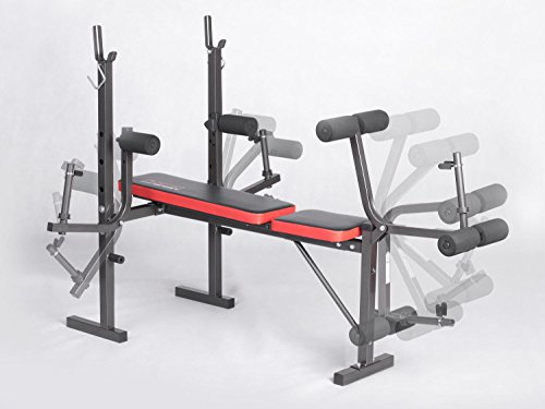 NeoSport NS-201 - Banco de entrenamiento para pesas