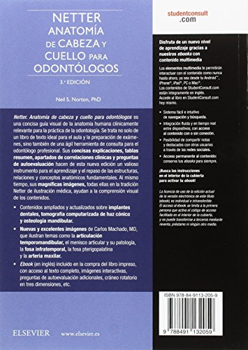 Netter. Anatomía de cabeza y cuello para odontólogos. StudentConsult - 3ª edición