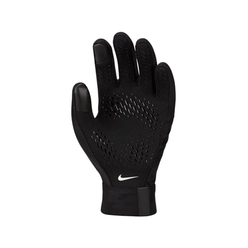 NIKE Niños Guantes Academy Therma Fit, Black White, DQ6066-010, M