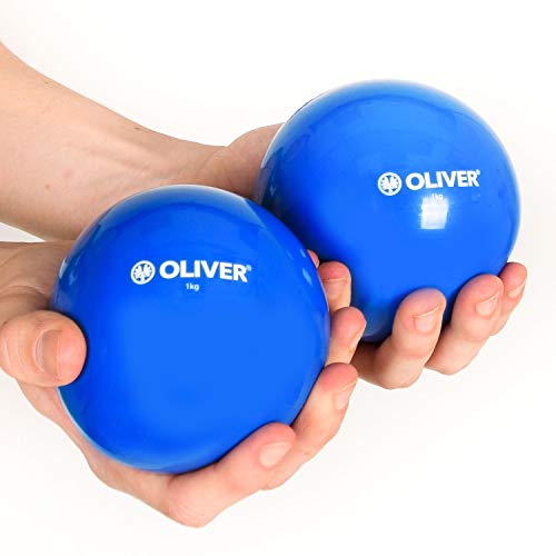 OLIVER Bad Company - Juego de 2 pelotas de entrenamiento (1 kg, 2 x 1 kg)