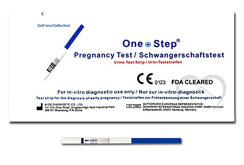 One Step 30 Test de ovulacion 20 mlU/mL + 5 Test de embarazo 10 mlU/mL 3.5 mm + Libro guía PDF con prácticos consejos para concebir