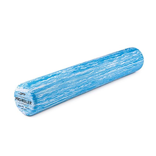 OPTP PRO-Roller Rodillo de espuma de densidad estándar – Rodillo duradero para masaje, estiramiento, fitness, yoga y pilates – azul, 36 pulgadas por 6 pulgadas (PFR36B)