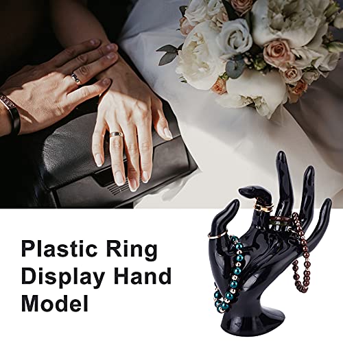 PandaHall Soporte de exhibición de la joyería de la mano, soporte del anillo de la pulsera de la mano de la forma aceptada soporte del reloj de la joyería del anillo de la boda exhibición