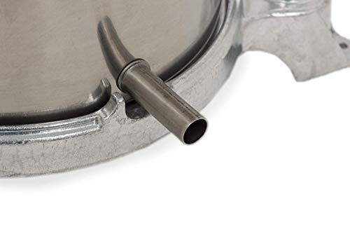PAVI Prensa para alimentos de aluminio fundido a presión con recuperador de acero inoxidable