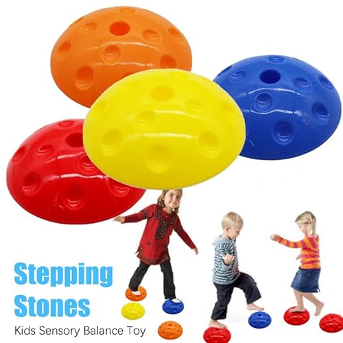 Pelota de equilibrio para niños, juguete de media bola para ejercicio, equilibrio y coordinación, para interiores y exteriores, divertido juego