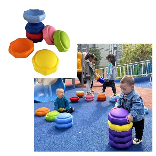 Piedra de equilibrio antideslizante para niños, equipo de fitness para niños promueve la coordinación del equilibrio
