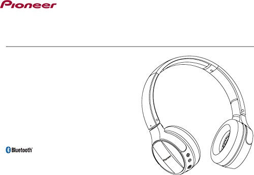 Pioneer SE-MJ553BT-W - Auriculares inalámbricos Bluetooth externos para smartphones Android, Windows y Apple, estéreo, con micrófono, 10 Hz a 22000 Hz, Blanco