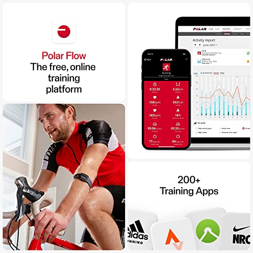 Polar Verity Sense - Brazalete óptico con monitor de frecuencia cardíaca para cualquier deporte y ejercicio, ANT+, Bluetooth dual, modo de natación, compatible con Peloton, Zwift y otras aplicaciones
