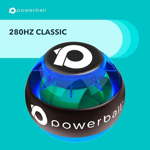 Powerball 280hz Cord Start Gyroscope - Bola giroscópica para Fuerza de muñeca, fortalecimiento de muñeca, Fuerza de Agarre y rehabilitación (280hz Classic)