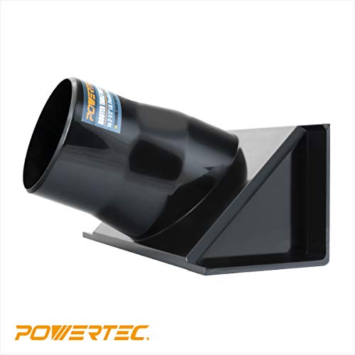 POWERTEC 70288 Router Table Dust Port - Manguera de recogida de polvo Conector de 2-1/2"