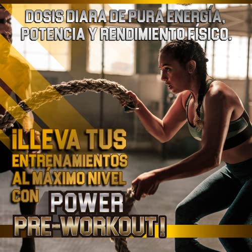 Pre-Workout con Creatina, Beta Alanina, Arginina, Taurina | Potente estimulante energético | Aporte extra de fuerza y resistencia | Potencia tu desarrollo muscular 300g (Sandía)