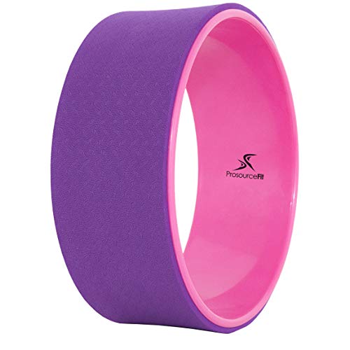 ProsourceFit Rueda Yoga, Unisex-Adult, Púrpura/Rosa, Talla Unica