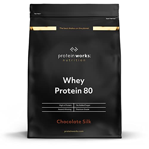 Protein Works| Whey Protein 80 | 82% De Proteína | Batido Alto En Proteínas & Bajo En Azúcares | Chocolate Suave | 500g