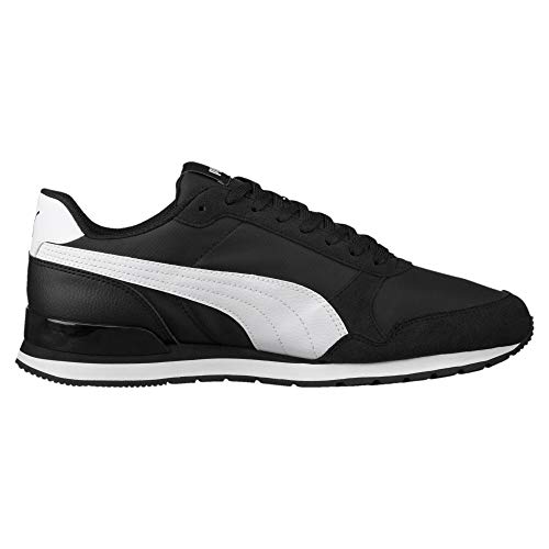PUMA Unisex Adults' Fashion Shoes ST RUNNER V2 NL Trainers & Sneakers, PUMA BLACK-PUMA WHITE, 45