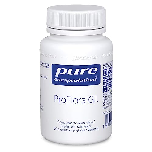 PURE ENCAPSULATIONS Pro Flora G.I., Mezcla de Probióticos, Ayuda al Sistema digestivo, 60 Cápsulas Vegetales
