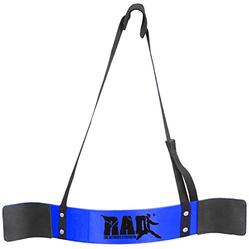 Rad Aislador de bíceps, ideal para levantamiento de peso y entrenamiento de brazos, color azul