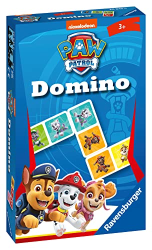 Ravensburger Regalo – 20845 – La Patrulla Canina Domino – El Conocido Juego de táctica para niños a Partir de 3 años, Multicolor