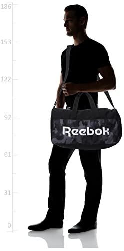Reebok Act Core Graphic Bolsa de Deporte, Adultos Unisex, Black, Talla Única