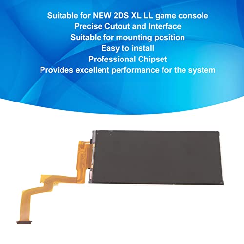 Reemplazo de Pantalla LCD Superior de Consola de Juegos para Nuevo 2DS XL LL, Corte Preciso, Chip Profesional, Material Duradero, Piezas de Reparación, Modelos Compatibles