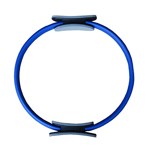Resistencia de pilates yoga gimnasia Anillo Circle con 39 cm de diámetro, azul