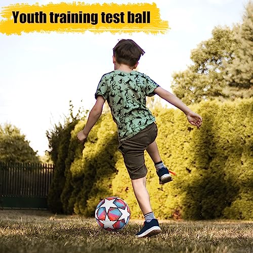 Roundsky Balón de fútbol profesional oficial para el pie, suave y elástico para entrenamiento para niños y adultos, pelota de fútbol tamaño 5