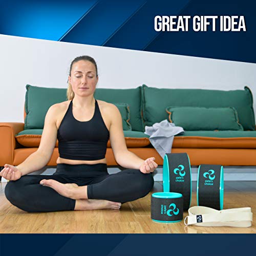 Rueda de Yoga 3 Pack - Pierde Peso y Ponte en Forma con la Yoga Wheel I Kit de Yoga de 3 Unidades I Yoga en Casa I Mejora la Postura