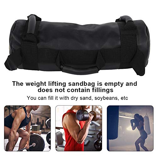 Sandbag Power Bag Endurance Comfort Heavy Duty para Sentadillas Peso Muerto Principiantes Entrenamientos Avanzados(10 kg)