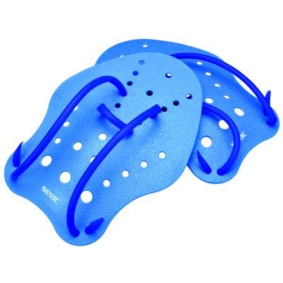 Seac Hand Paddle Turbo - Accesorio para la natación, color azul, talla L