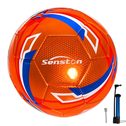 Senston Balon de Futbol Tamaño 5 Balones de Futbol Training Balón Balones de Fútbol de Entrenamiento